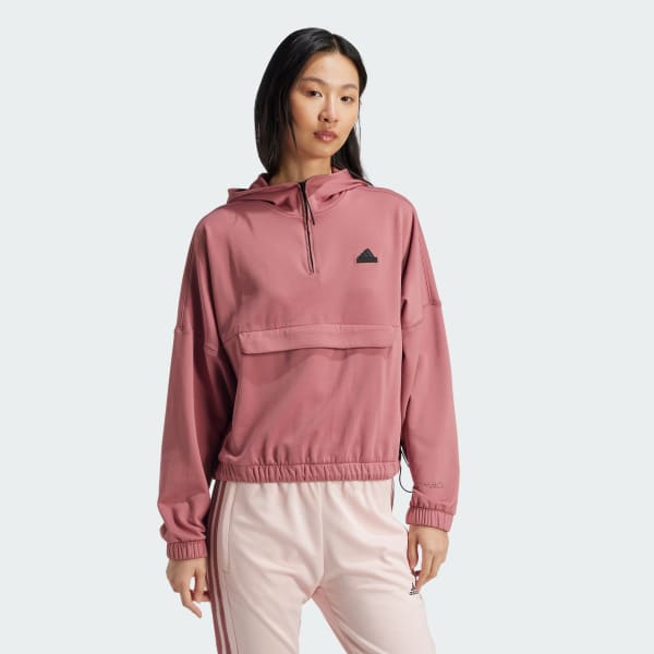 Pink City Escape Fleece Hoodie
