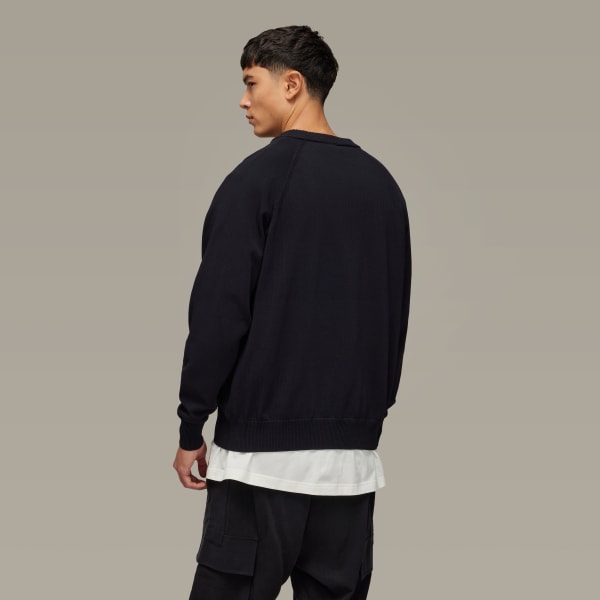adidas Y-3 Classic Knit Crew Sweater - Black | adidas India