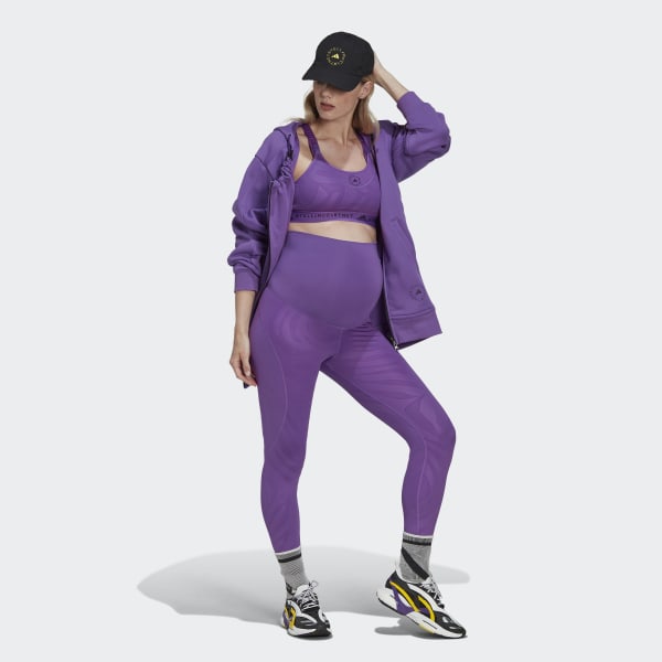 Lila adidas by Stella McCartney Maternity Yoga Leggings – Umstandsmode