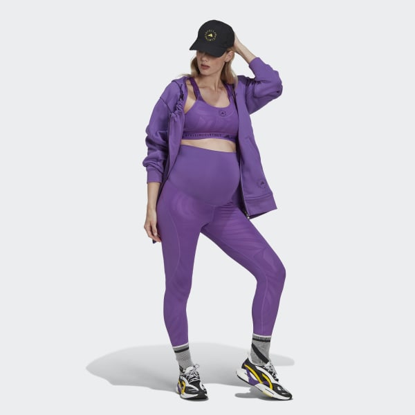 Lila adidas by Stella McCartney Yoga Tight – Umstandsmode C1009