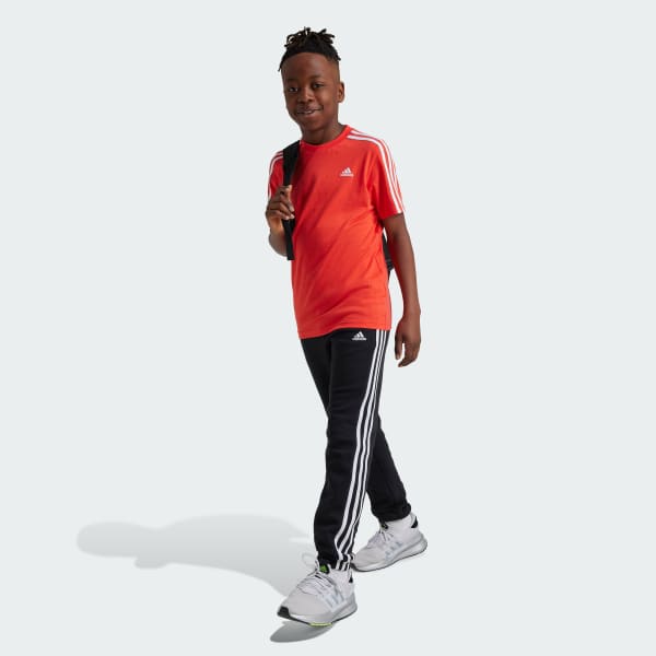 Orange Essentials 3-Stripes Cotton Tee
