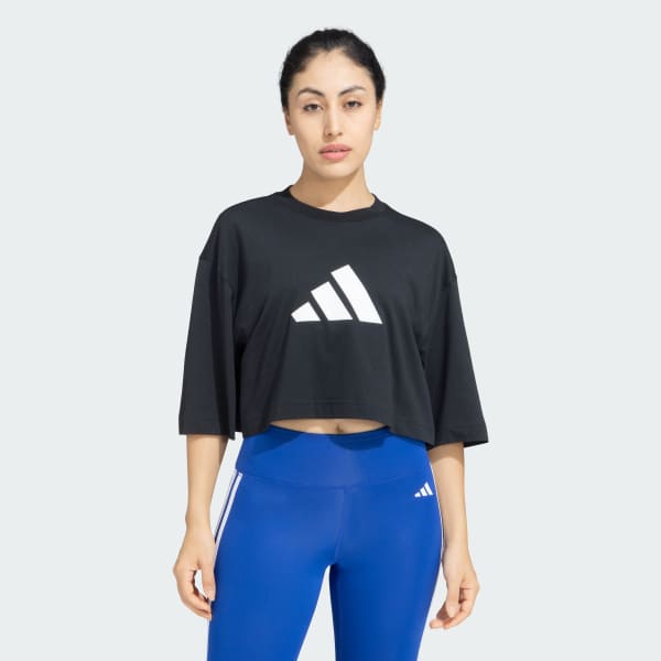 Black Future Icons 3 Bar Tee