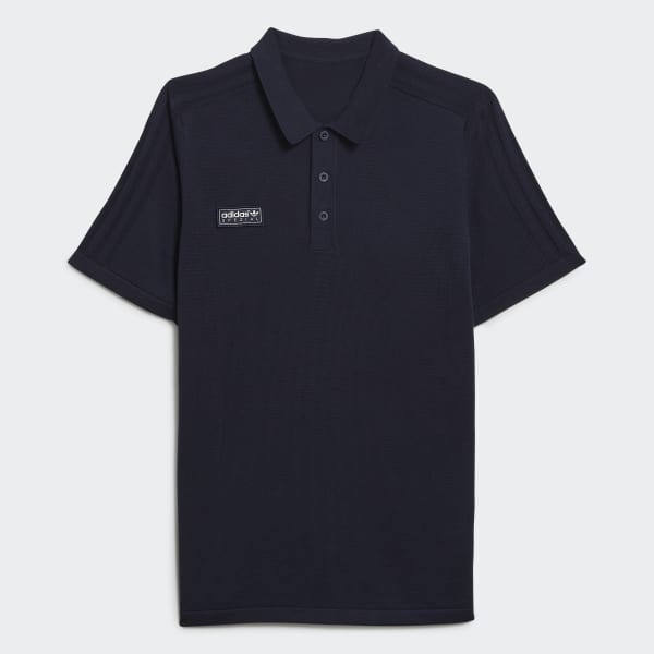 Blue Short Sleeve Polo Shirt LOG62