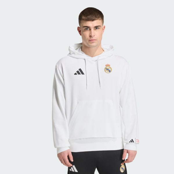 Blanco Sudadera con capucha adidas Real Madrid Avengers
