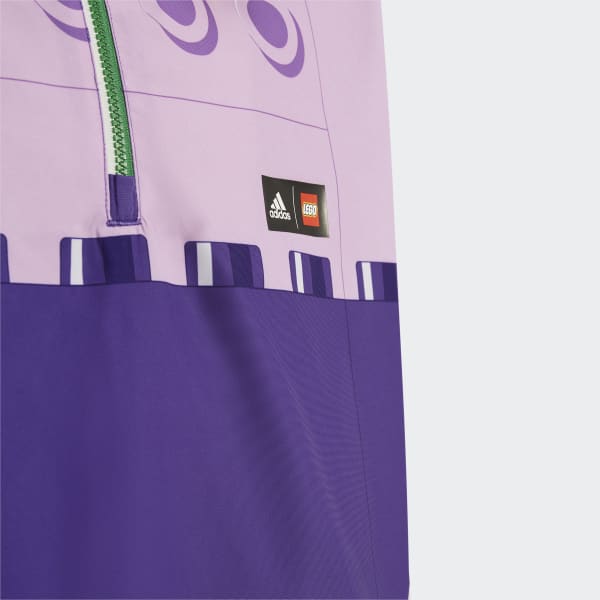 Pourpre Coupe-vent à demi-zip adidas x Classic LEGO®