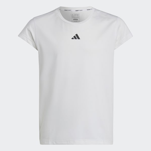 Weiss AEROREADY 3-Streifen T-Shirt