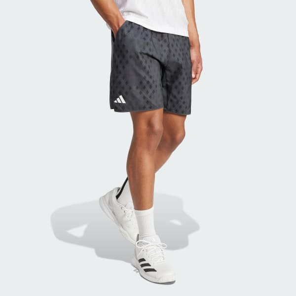 adidas Club Tennis Climacool Graphic Shorts - Grey | Free