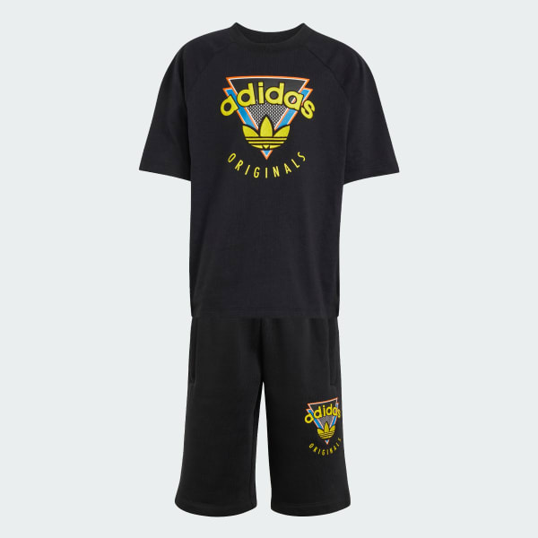 Black Shorts and Tee Set Kids
