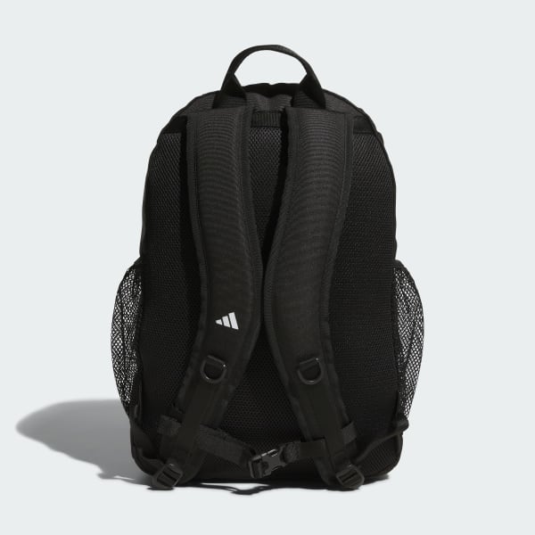 Black 백 투 스쿨 백팩 리니어 로고