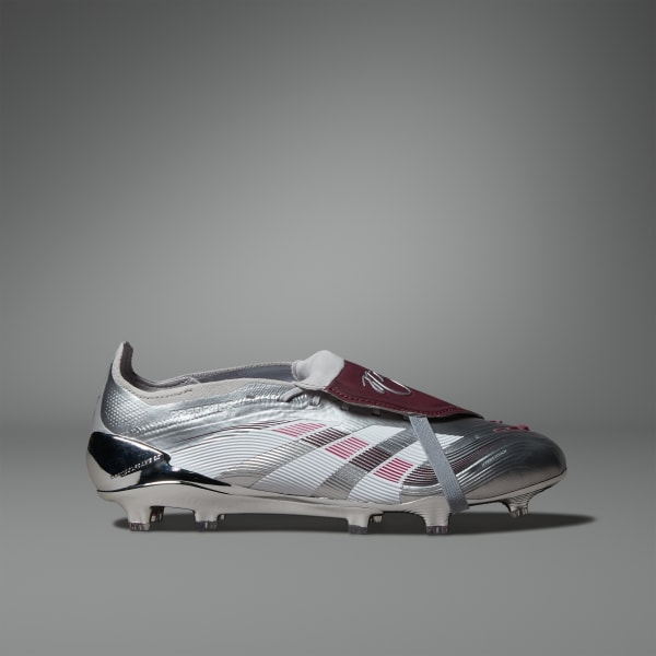Silver Predator Elite JB Fold-Over Tongue Firm Ground Boots