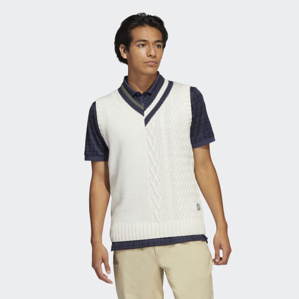 een vergoeding eetpatroon Meditatief adidas Adicross Sweater Vest - White | Men's Golf | adidas US