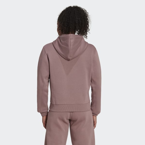 Fioletowy ALL SZN Fleece Full-Zip Hoodie BY505