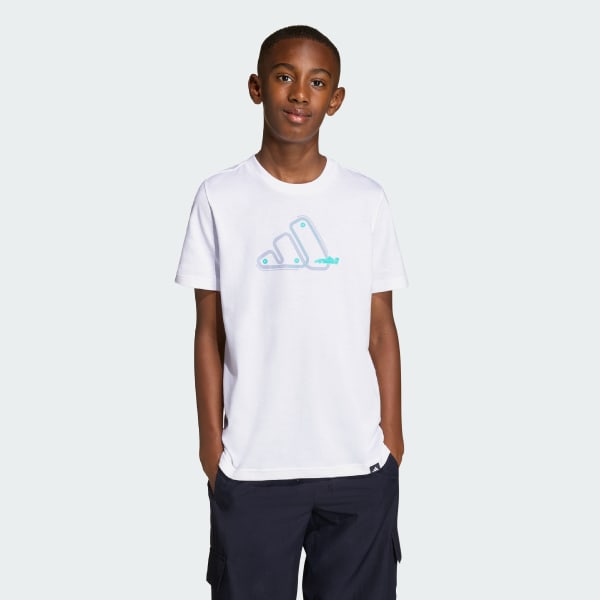 White ADRENALINE AESTHETIC GRAPHIC T-SHIRT JUNIOR