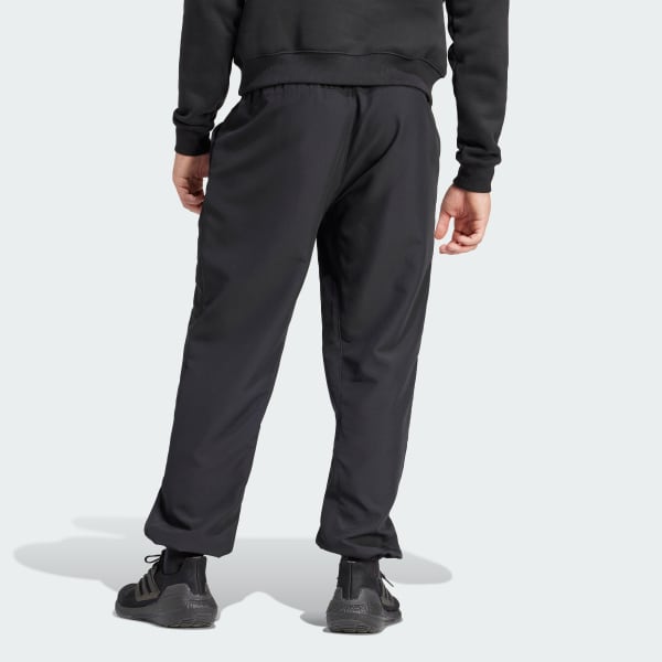 adidas Real Madrid LFSTLR Woven Pants - Black, Men's Soccer