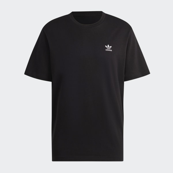 Black Adicolor Classics Back and Front Trefoil Boxy Tee