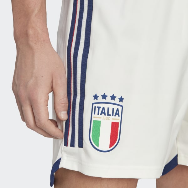 White Italy 23 Away Authentic Shorts