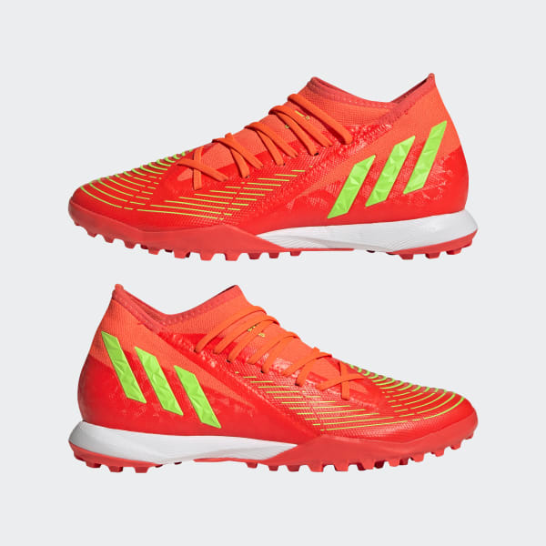adidas Predator Edge.3 Turf Shoes Orange Unisex Soccer adidas US