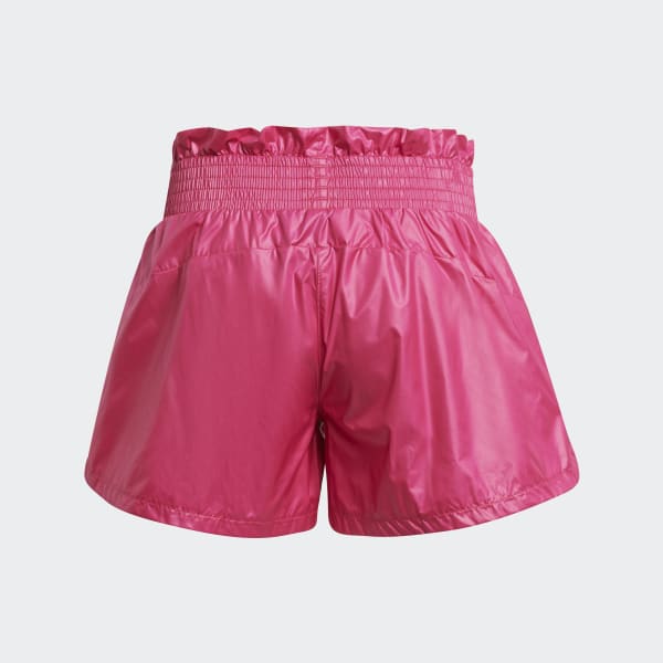 Pink Primegreen Dance Move Comfort Loose Shiny Shorts