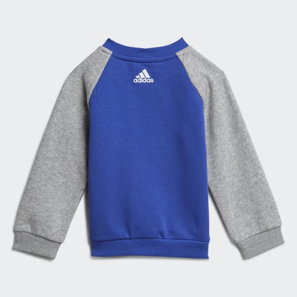Bleu Sweat-shirt et pantalon adidas Essentials Logo (Non genrés) IYL59