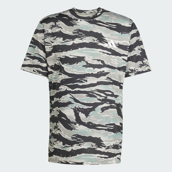 Green Train Essentials Camo AOP T-Shirt