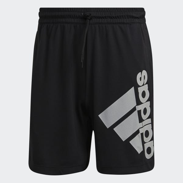 Black Big Badge of Sport Training Short