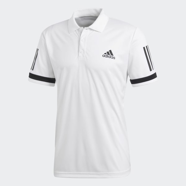 adidas 3-Stripes Club Polo Shirt - White | adidas UK
