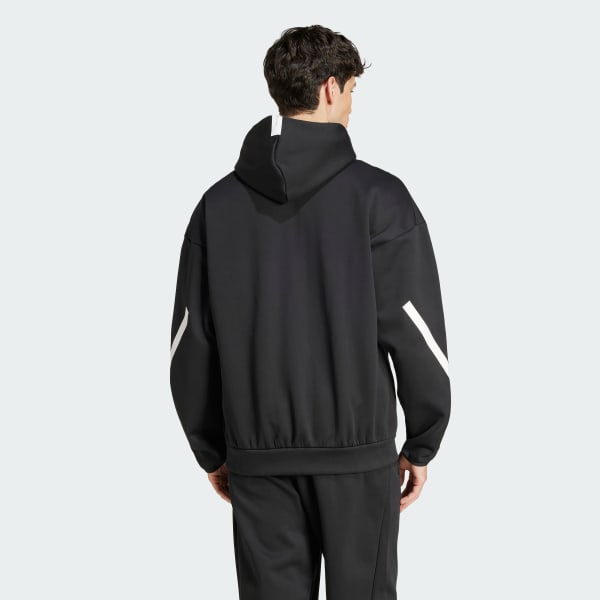 Preto Jaqueta Capuz New adidas Z.N.E. Full-Zip