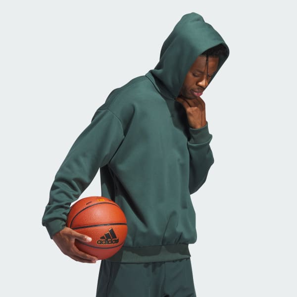 Verde Blusa Moletom Capuz Fleece One Basketball