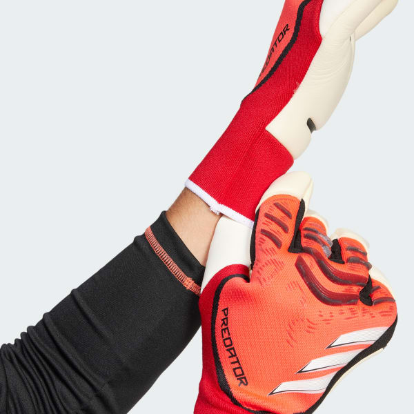 Czerwony Predator Pro Promo Hybrid Goalkeeper Gloves