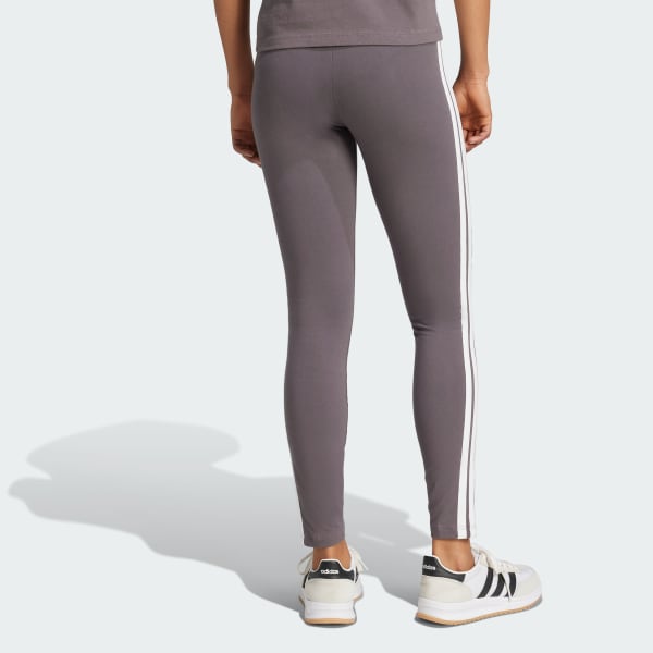 grijs Essentials 3-Stripes Katoenen Legging