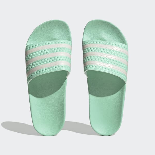 Turquoise adidas slides discount
