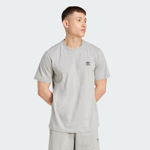 adidas Trefoil Essentials T Shirt Grau adidas Deutschland