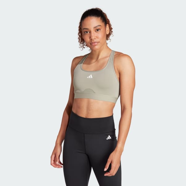 Verde Top Deportivo Powerreact Training Soporte Medio