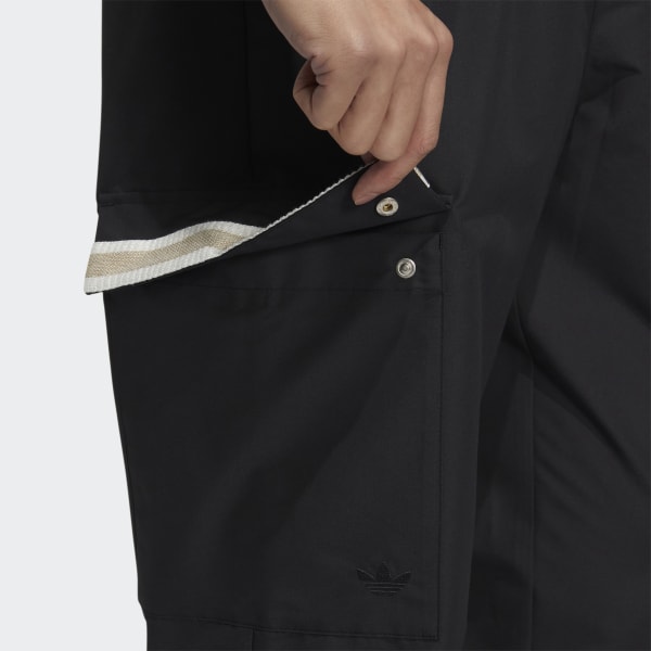 Black Modern Collegiate Track Pants EWL76