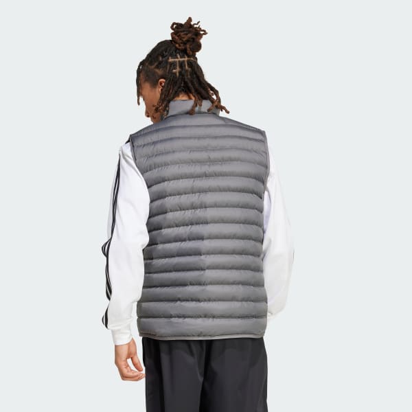 Grey Padded Puffer Vest