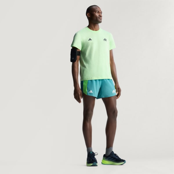 Verde Remera para corredores (Unisex)