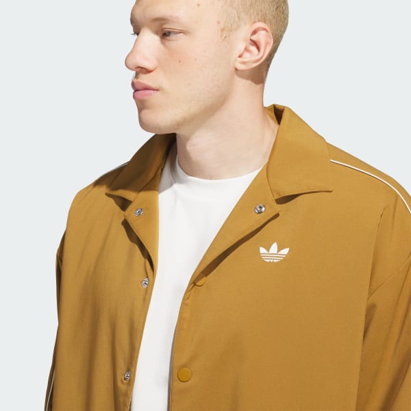 adidas Originals Coach Jacket - Brown | Free Shipping with