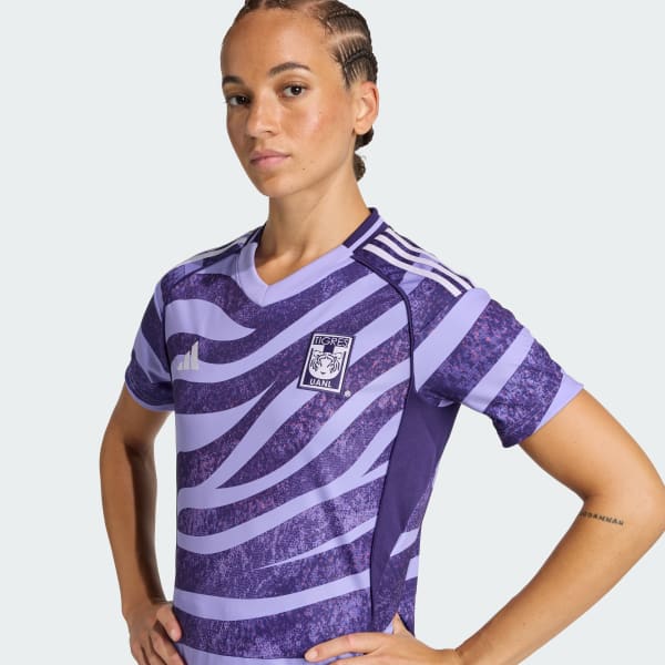 Club Tigres Playera Morada Tigres Femenil Soccer Tigres 2021