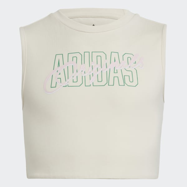 Blanco Camiseta corta sin mangas Graphic Print