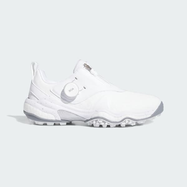 สีขาว รองเท้ากอล์ฟแบบไร้ปุ่ม Codechaos Boa 25