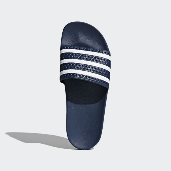 kruipen Roeispaan Veel Adilette blauwe-witte badslippers | adidas Nederland