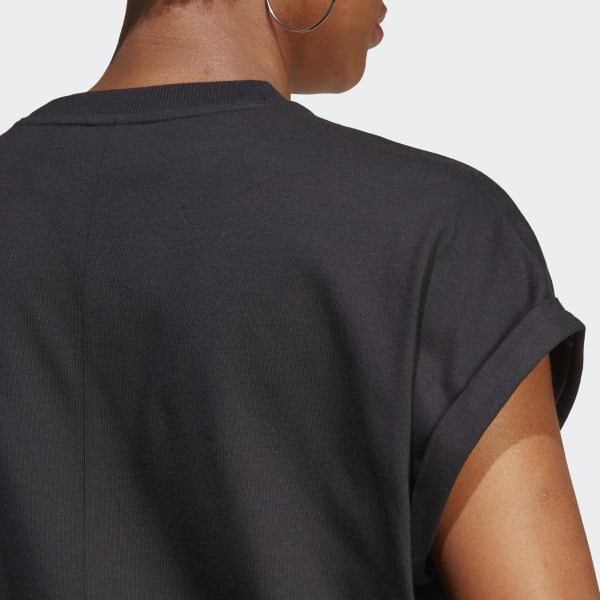Noir Robe t-shirt Trèfle Adicolor Classics