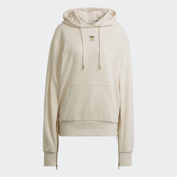 Beige adidas best sale hoodie womens