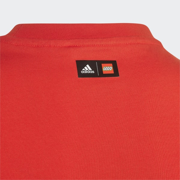 Rojo Camiseta adidas x Classic LEGO® Estampada