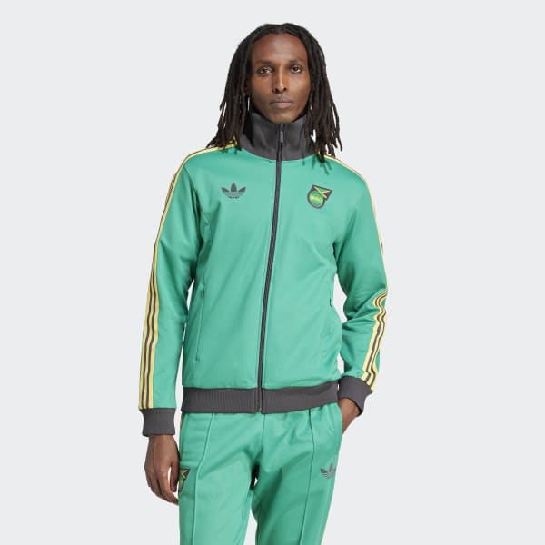 adidas Jamaica Beckenbauer Track Pants Green adidas Thailand