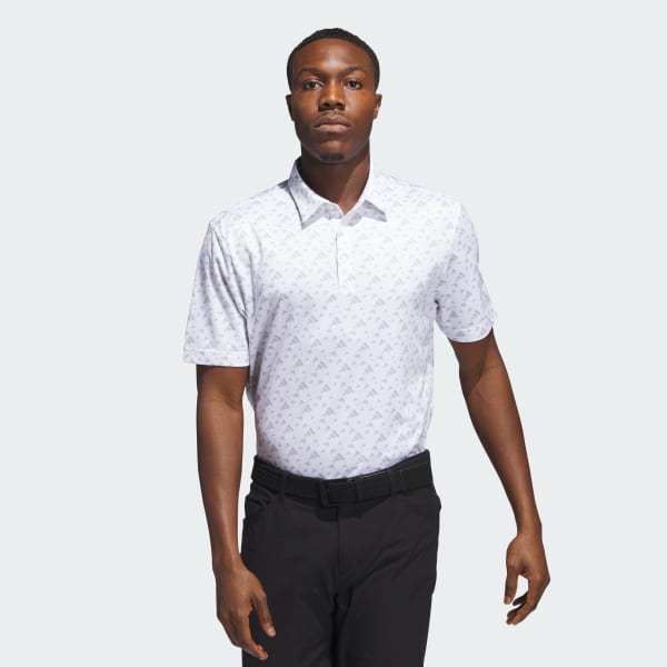 adidas Core Allover Print Polo Shirt White adidas Thailand