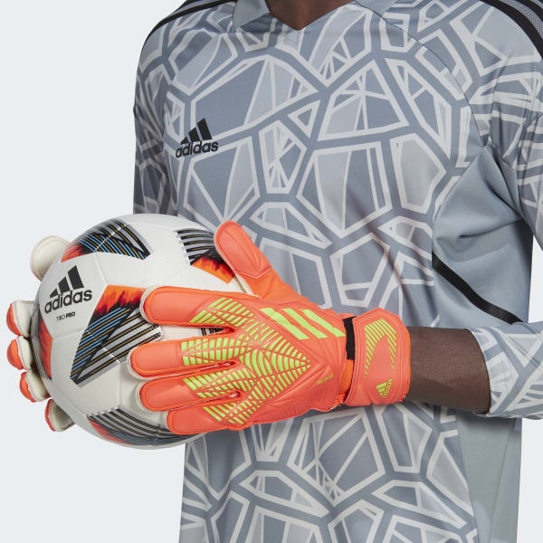 Pomarańczowy Predator Edge Match Gloves KS032