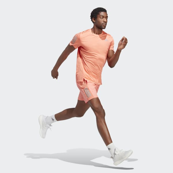 Orange Own the Run Tee