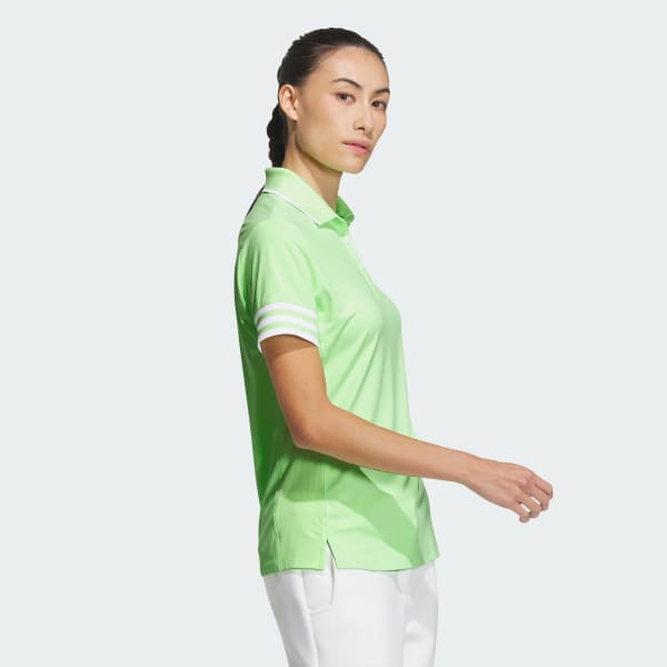Green AEROREADY 3-Stripes Short Sleeve Polo Shirt