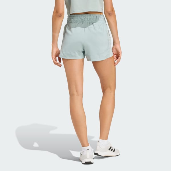 vert Short d'entraînement taille haute toile Pacer